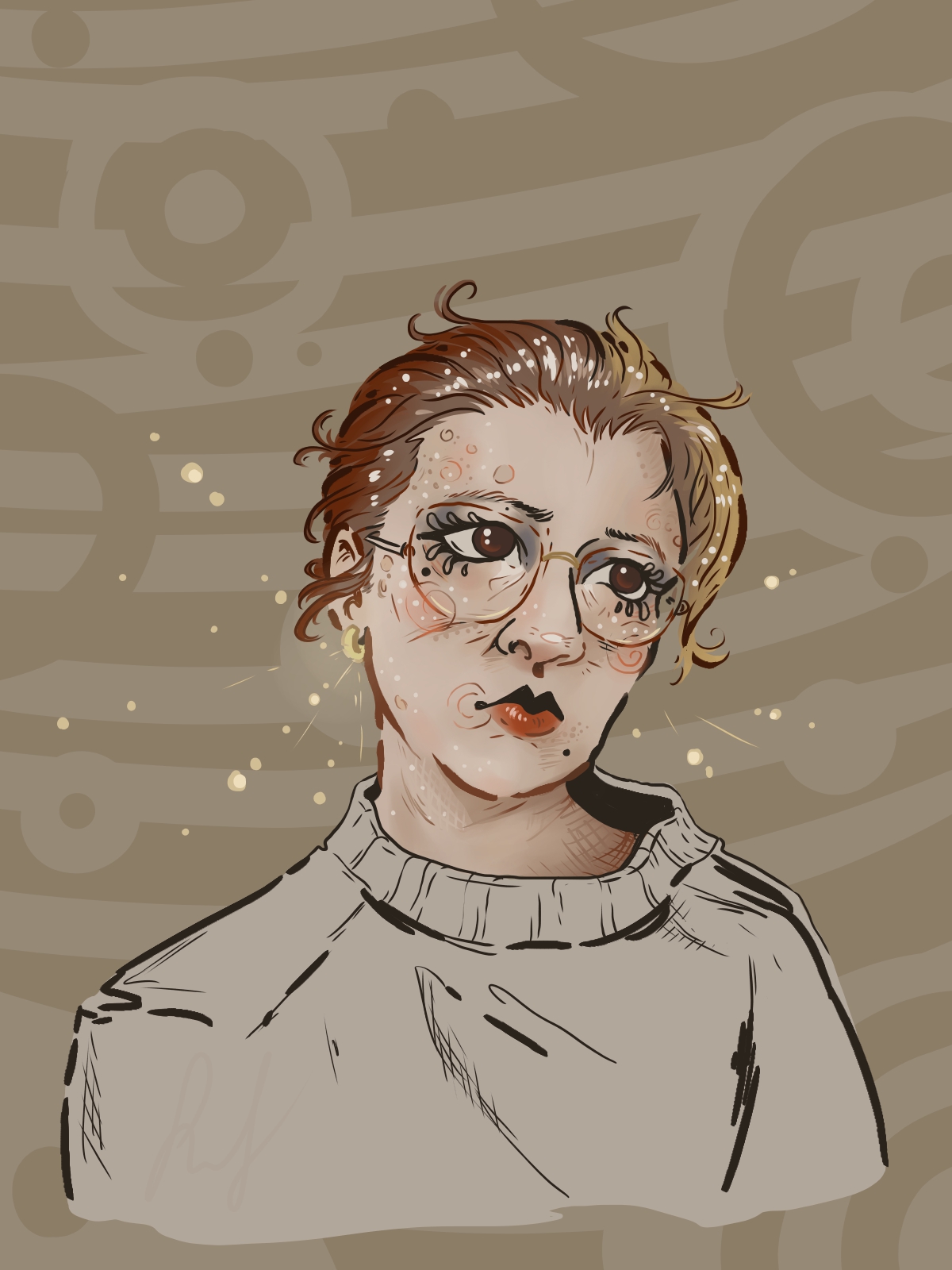 Sepia Self Portrait